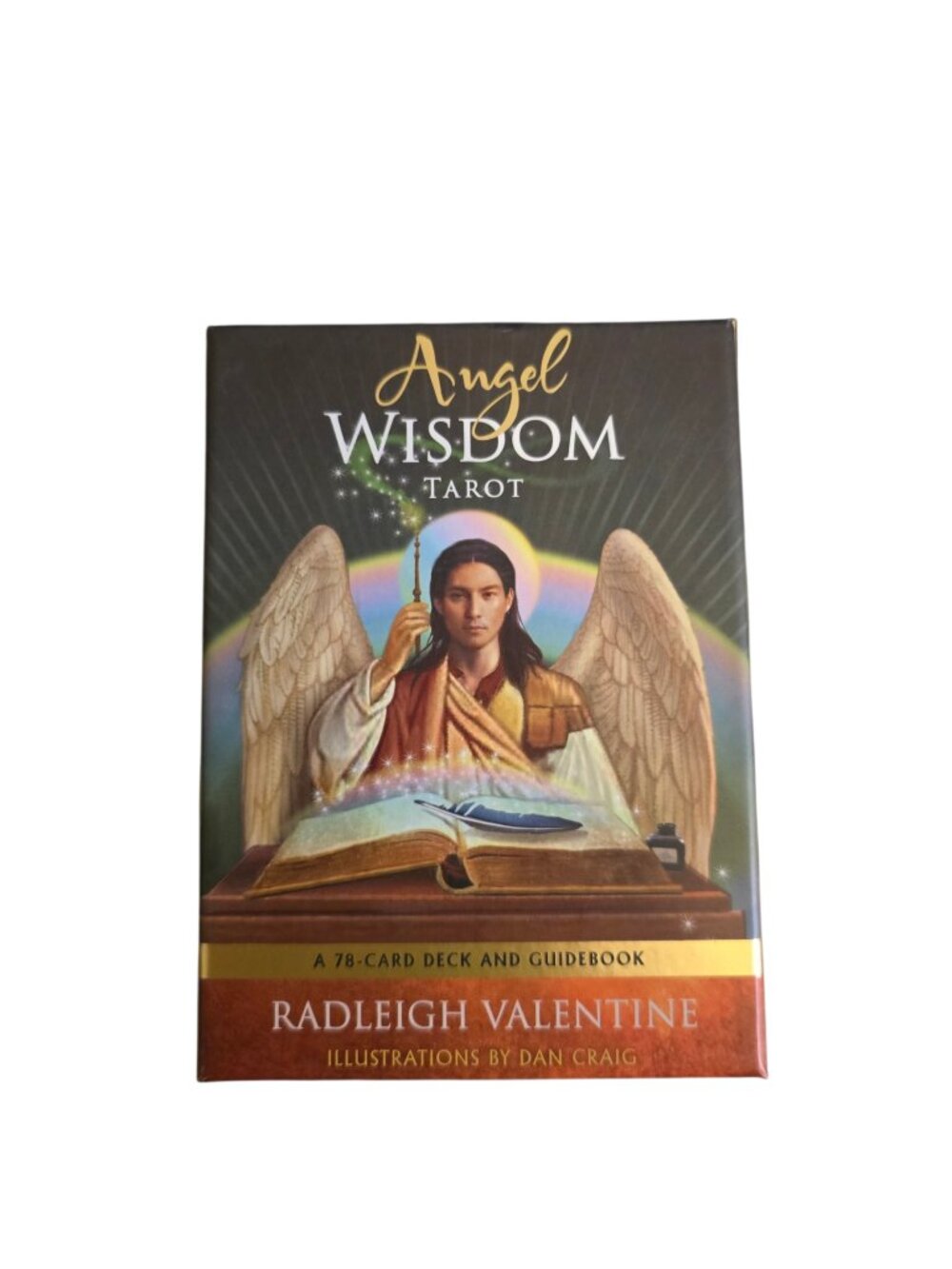 Angel Wisdom Tarot Radleigh Valentine 78 Cards Guidebook Complete Opened Unused